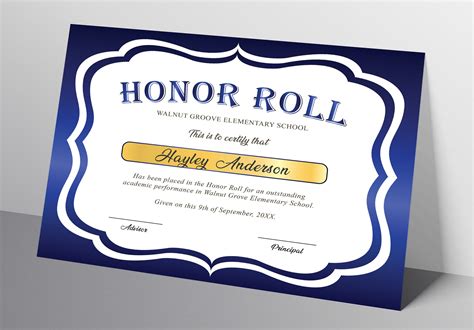Free printable honor roll awards, Download Free printable honor roll ...
