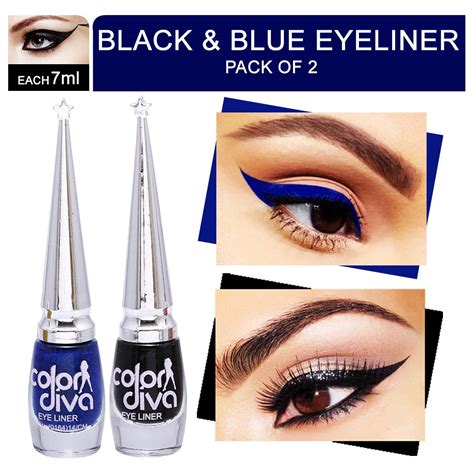 Buy Color Diva Eye Liner, Water Resistant, Long-Lasting, 6ml (Black ...