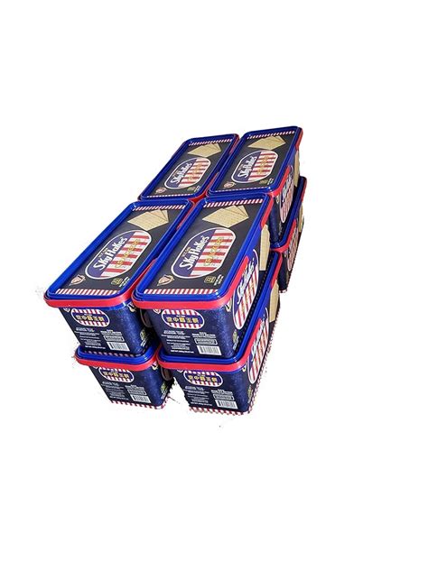 M.Y.SanSkyFlakes Skyflakes Crackers - 8 Plastic Containers of M.Y ...