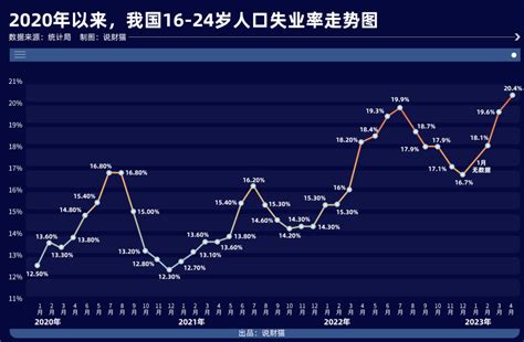 据国家统计局数据，4月全国16-24岁劳动力调查失业率为20.4%……|国家统计局_新浪新闻