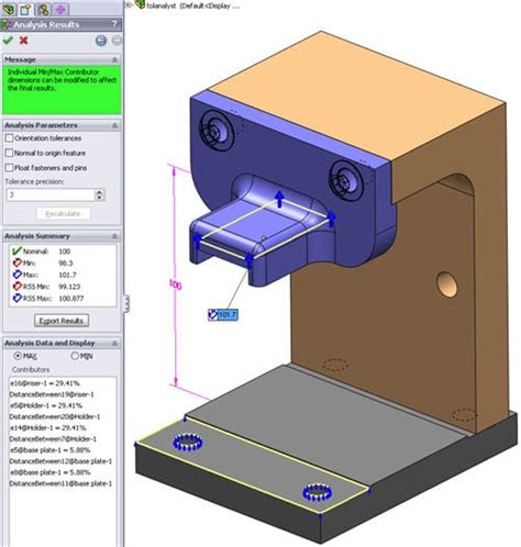 Image result for SolidWorks TolAnalyst