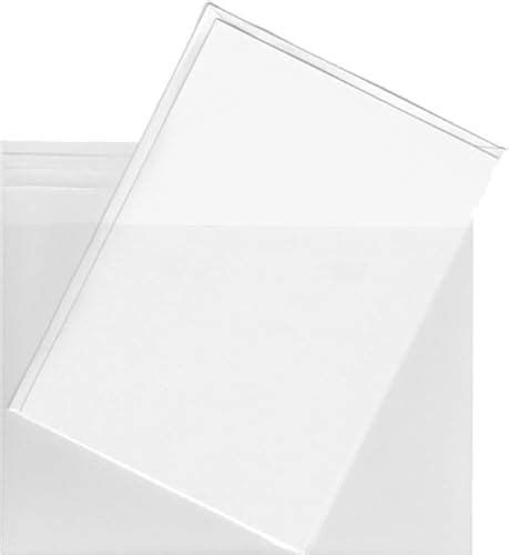 A9 Clear Plastic Envelope Bags - 100 Pieces - Measures 6 1/4" x 9 1/4 ...