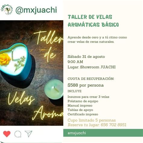 VELAS ARTESANALES BÁSICO, Cd Juárez Chihuahua, Ciudad Juarez, 31 August ...