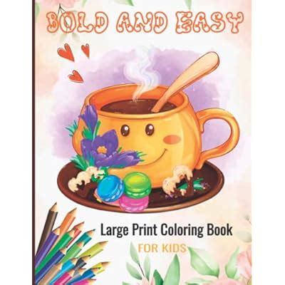 Weekend press Bold and Easy Large Print Coloring Book For kids: A India ...