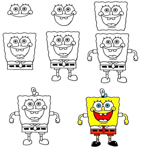 Image result for Spongebob Drawing Easy