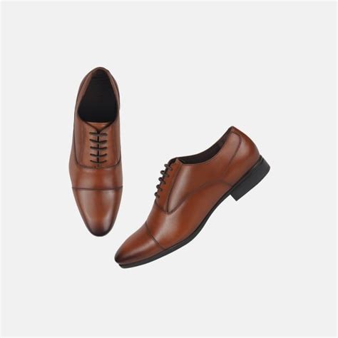 Buy Mochi Men Tan Formal Oxford Online | SKU: 19-7-23-39 – Mochi Shoes