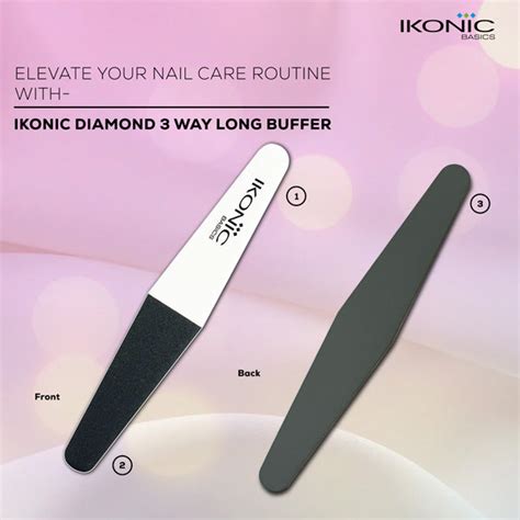 Ikonic Basics Diamond 3 Way Long Buffer IKB-722K – Indicrest.com