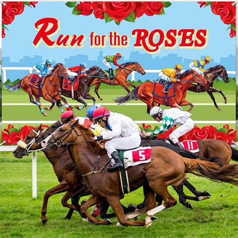 Kentucky Run for The Roses Decorations Backdrop, India | Ubuy