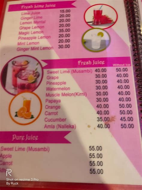 Menu at City Cafe Opp MIT, Chennai