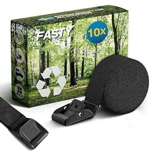 FASTY Lashing Straps - Motorcycle Tie Down Straps Heavy Duty Adjustable ...