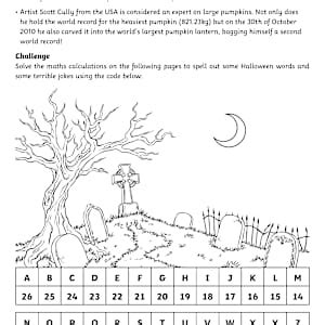 Code Breaker Worksheets | Halloween Math Resources