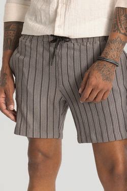 Buy Men's Genevieve Charcoal Grey Cargo Shorts Online | Snitch – SNITCH