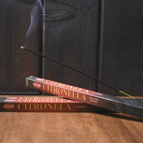 Hem Citronella Incense Sticks — Spiritual Phoenix Studios