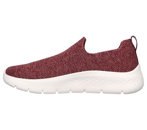 Skechers Burgundy Go-Walk-Flex-Vella Slip On Shoes For Women - Style ID ...