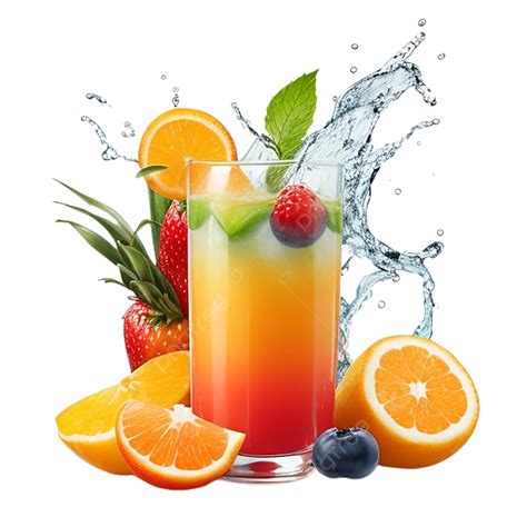 Fresh Color Juices Smoothie Tropical Fruits Multi Stock Photo Image ...