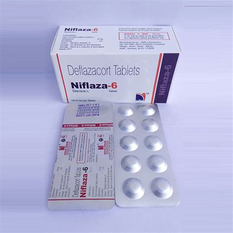 Niflaza 6 - Deflazacort Tablets - Nova Indus Pharmaceuticals