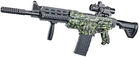 PLAY ME Electronic Gun Toys Shoot Soft Bullet Gun Camouflage Gun ...