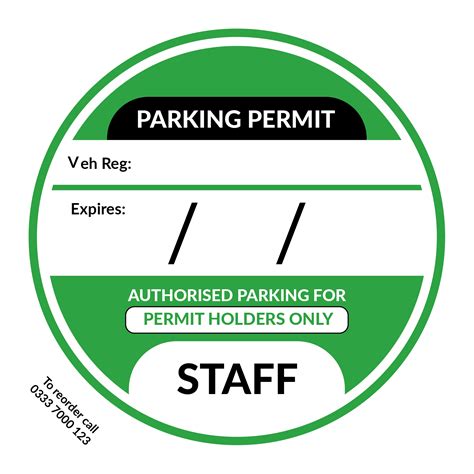 Personalised Parking Permit
