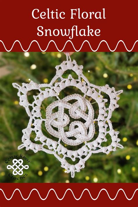 Crochet Thread Snowflake Pattern 的图像结果