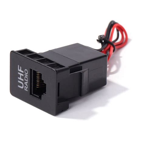 Dash Switch Panel RJ45 Microphone Socket UHF Radio Pass Through Connec