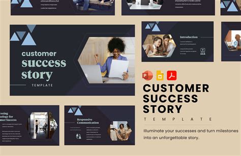 Customer Success Story Template in PPT, PDF, Google Slides - Download ...