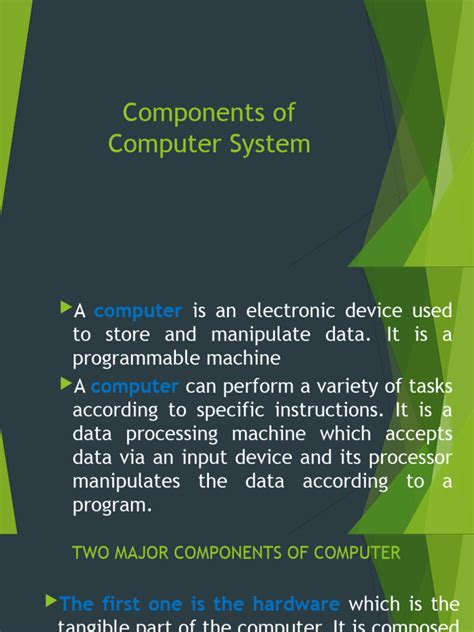 Components of a Computer System 的图像结果