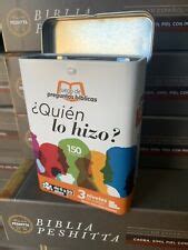 Buy 150 Preguntas Biblicas Quien Lo Hizo Cajita De Regalo Metalica ...
