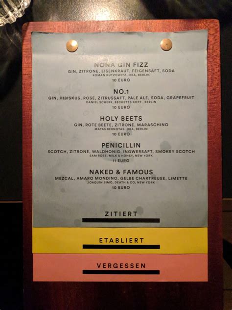Menu at ORA Restaurant & Wine Bar, Berlin, Oranienpl. 14