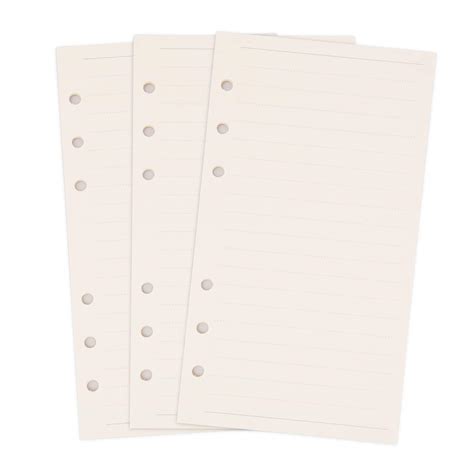 A6 Refill Paper Refillable Paper Lined Filler Paper Loose Leaf Paper 6 ...