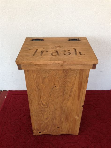 Decorative Wooden Kitchen Garbage Cans