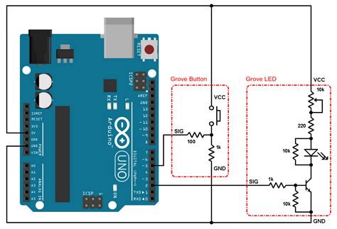 Image result for Arduino LED Button Flash