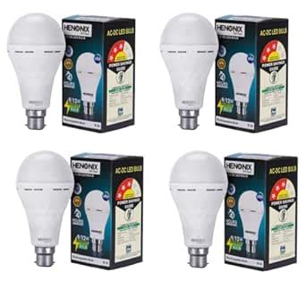 Buy HENONIX 365 DAYS Rechargeable Bulb,Emergency Light,LED Bulb Light ...