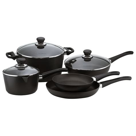 Scanpan Classic 8 Piece Cookware Set – Compatible with Gas and Electric ...