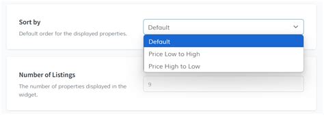 Image result for Sort Widget Example