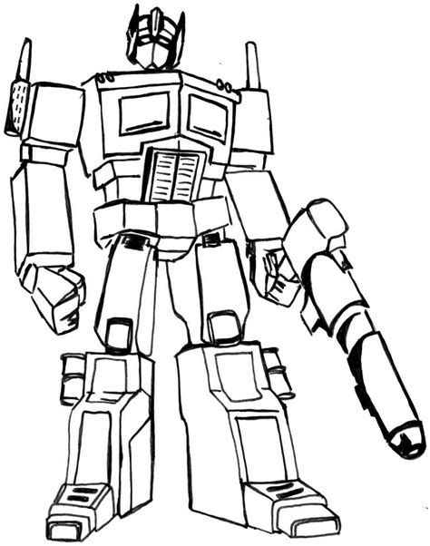 Coloring Pages Transformers Bumblebee