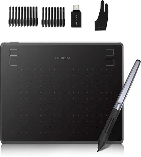 Buy HUION HS64 Graphics Drawing Tablet Android Support Pen Tablet, 6x4 ...
