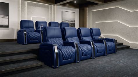 Seatcraft Apex Midnight Blue Luxury Home Theater Seating