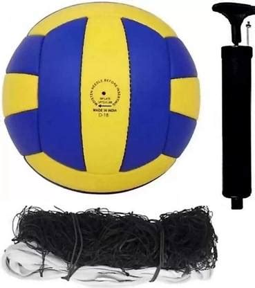 radion vollyball classic kit with nylon net black0900 Volleyball Kit ...