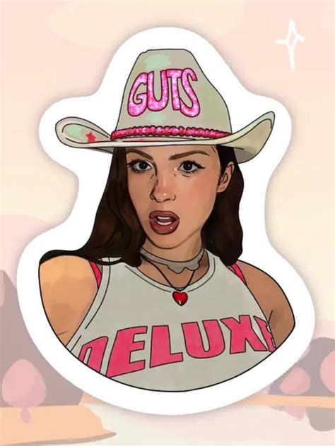 Guts Olivia Rodrigo Sticker – Pop Cultur'd Co.