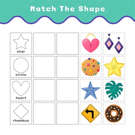 Shapes Printables Matching
