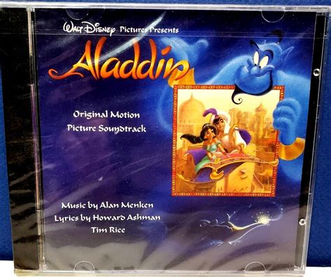 Disney Aladdin Original Motion Picture Soundtrack Cd 1992 New Sealed Ls ...