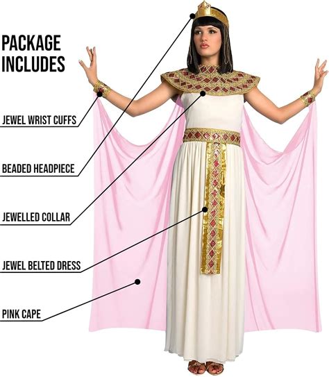 Buy Morph Adult Cleopatra Costume For Women Egyptian Princess Egypt ...