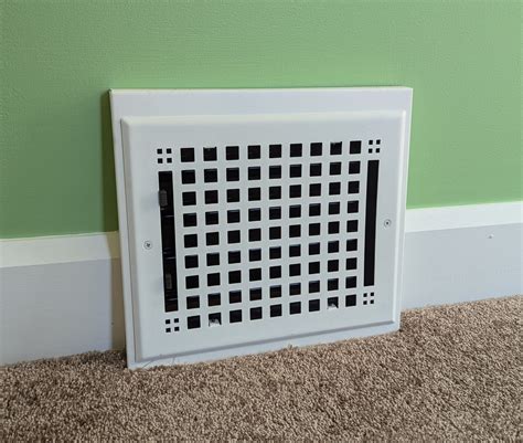 Vintage Baseboard Registers Gravity Baseboard Register Metal Grilles