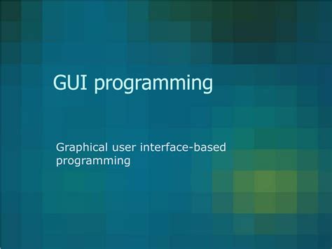 Image result for GUI Programming