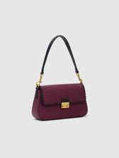 Buy Wine Sarah Shoulder Bag Online- Miraggio