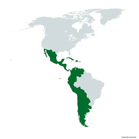 America in the Hispanic conception (Context in comments) : r/MapPorn - outline map of central america and the caribbean