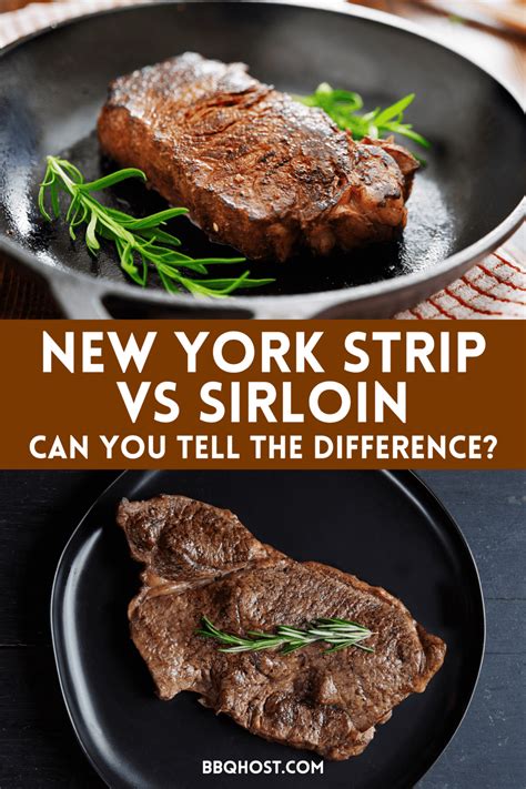New York Strip vs. Sirloin: BBQHost's Steak Comparison Guide