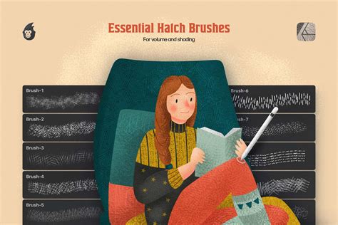 Hatch Master Affinity Designer Brushes