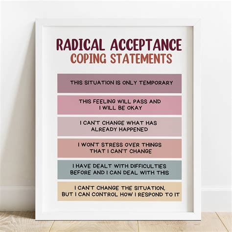 DBT Radical Acceptance Worksheet (Editable, Fillable, Printable ...