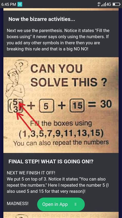 Solve this.. =30 Fill the boxes using (1, 3, 5, 7, 9, 11, 13, 15) U can ...